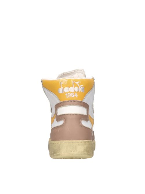 Sneakers alte in pelle DIADORA HERITAGE | MI BASKET USEDBIANCO-CARNE-ARANCIO